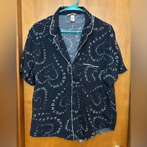 Victoria’s Secret Flannel Pajama Top